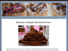 Tablet Screenshot of delightfullyglutenfree.com